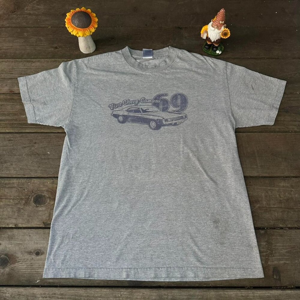 Viva Chevy Camaro 69 Gray Tee